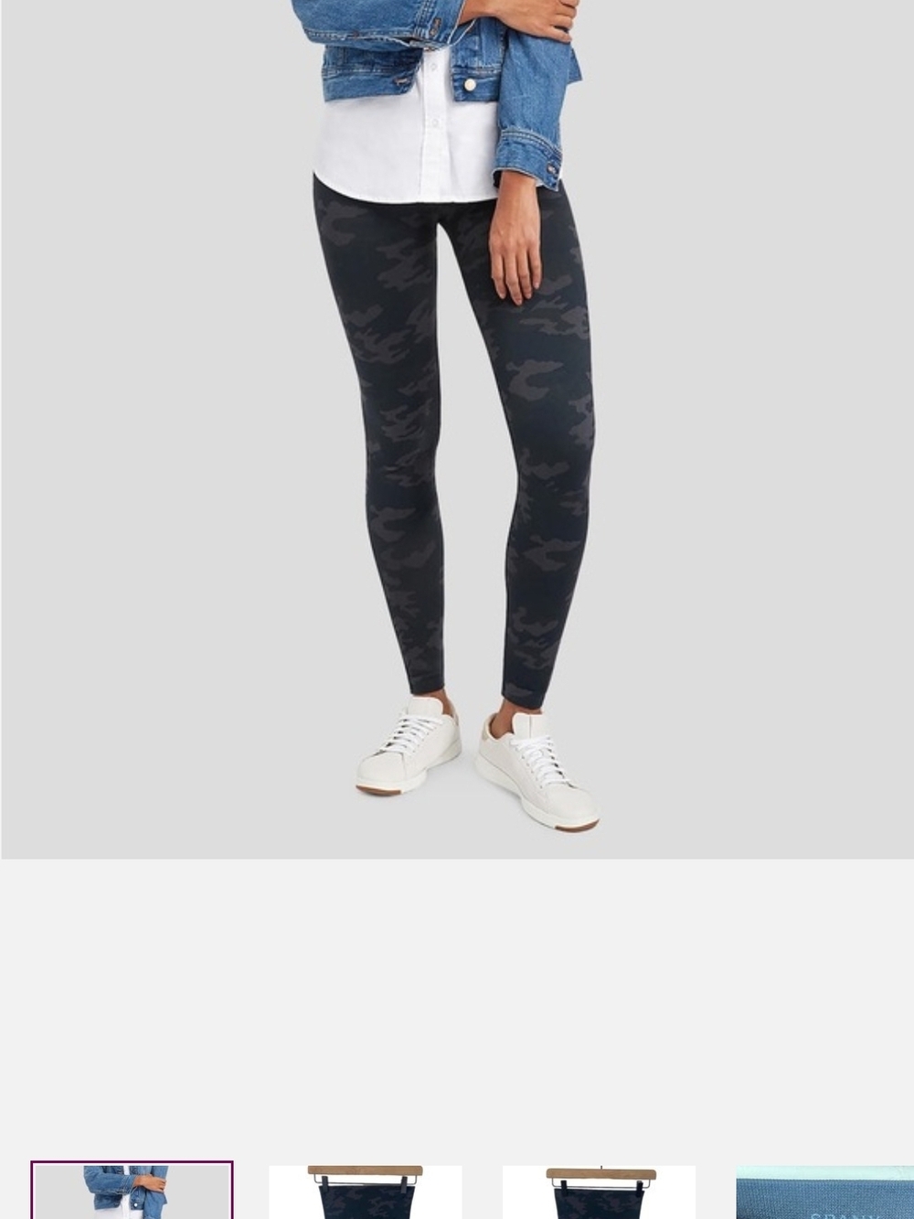 SPANX Black Camo Leggings